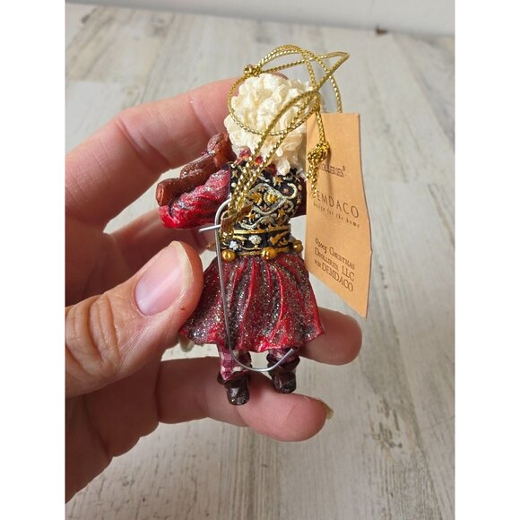 Drolleries d henderson Santa present dog ornament Xmas tree demdaco - Picture 4 of 9